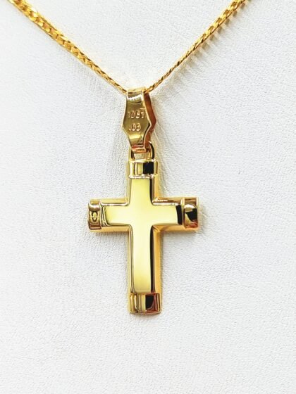 Χρυσός σταυρός κ14 GG10308