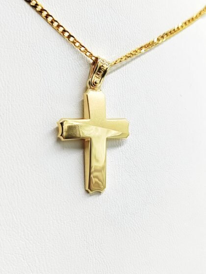 Χρυσός σταυρός κ14 GG10319