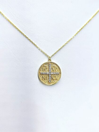 Χρυσή αλυσίδα λαιμού κ9 LM00121